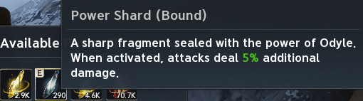 Aion 2 guide reference for Power Shards
