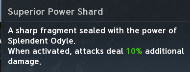 Aion 2 guide reference for Power Shards